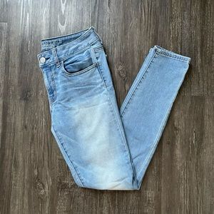 American Eagle Light Wash Jeggings